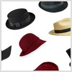 Confira os diferentes tipos de chapéus.