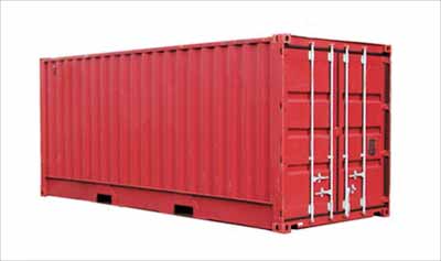 Tipo de container mais comum. Container de Carga Seca Normal - Dry.
